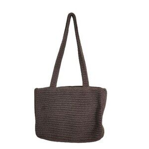 The Sak Neutral Tan Woven Shoulder Bag